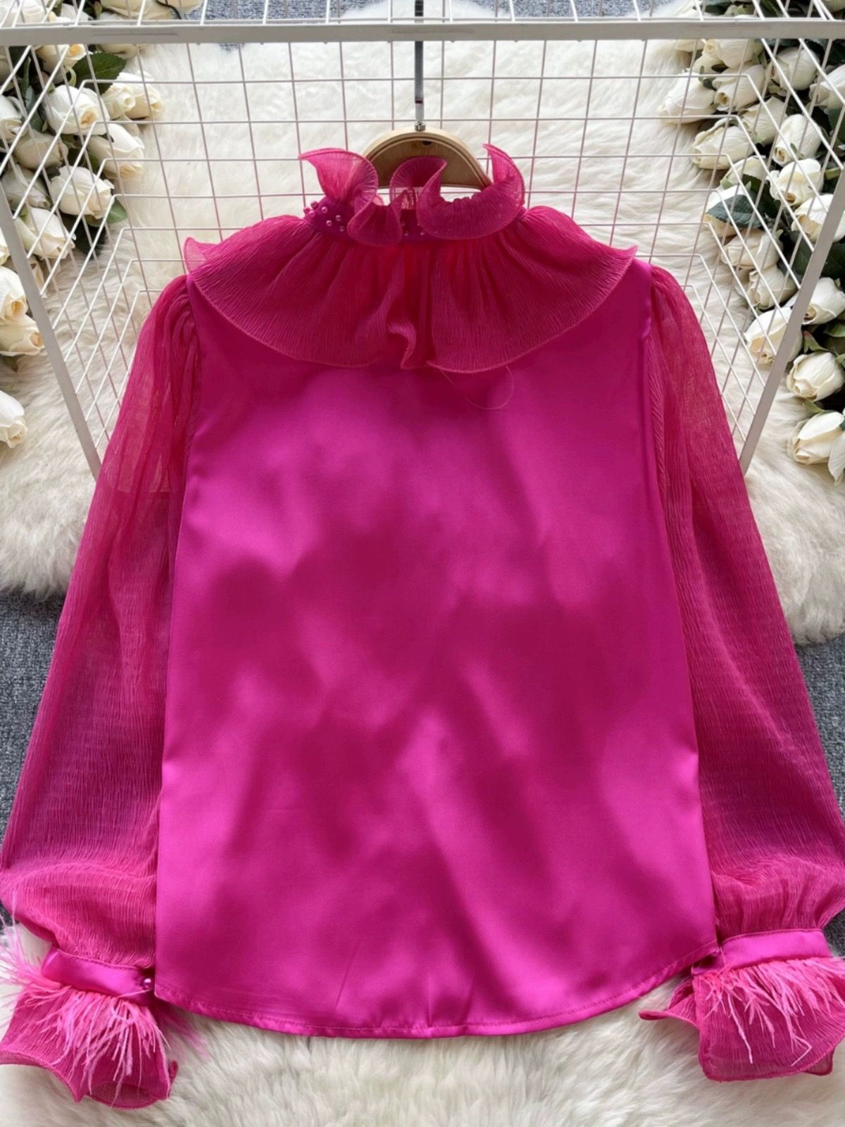 Work babe blouse BE346 image