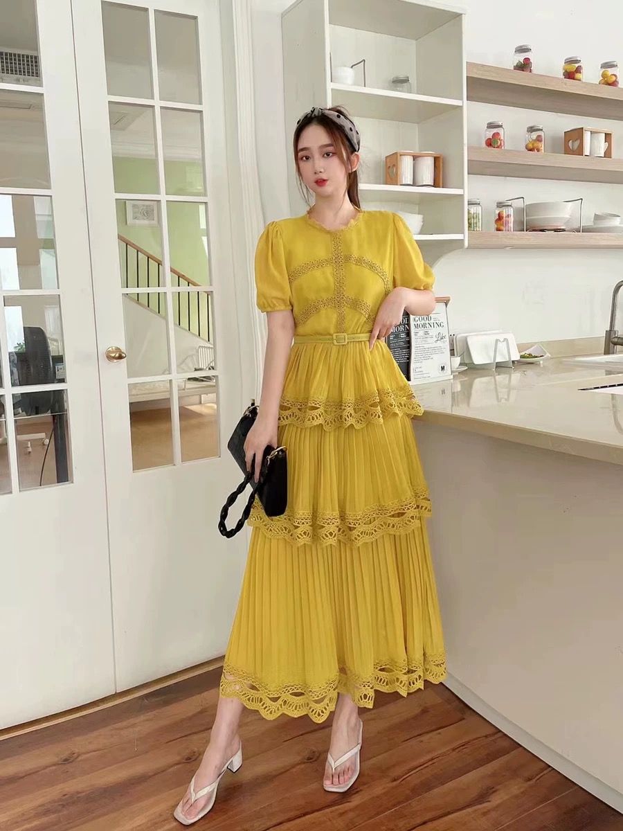 Flaming fashion tulle dress FD425 image