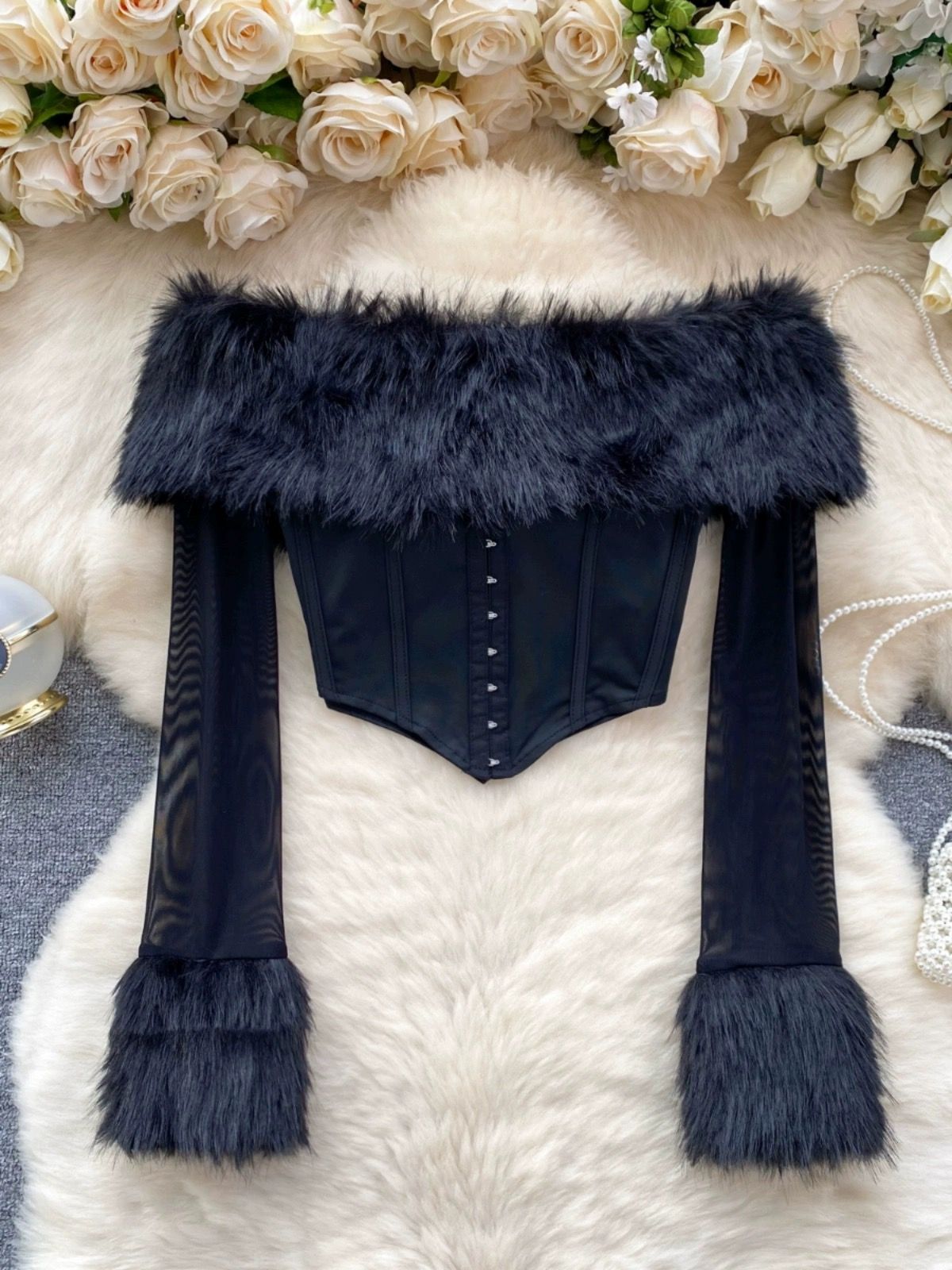 Night call corset top CS129 image