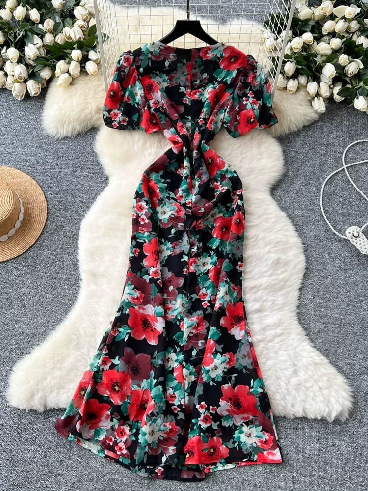 Melody floral dress CD146 image