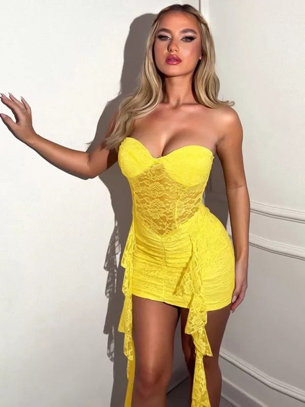 Sassy babe lace dress CBC1045 image