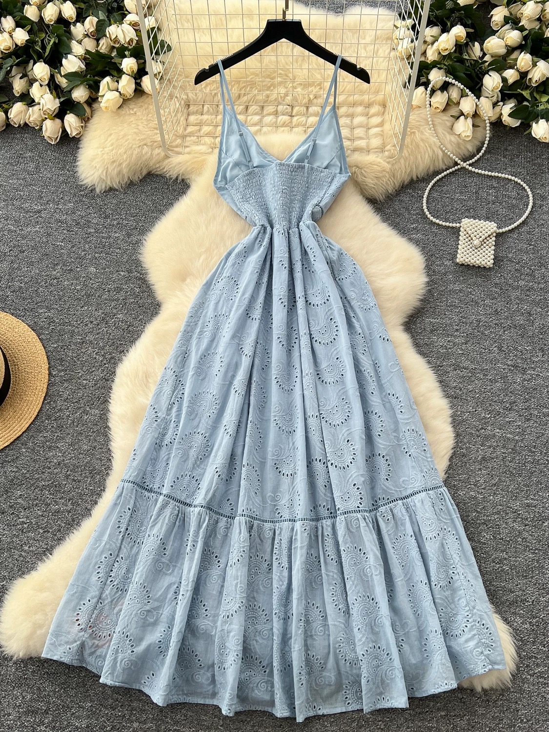 Flourishing in the light lace dress CD1500 image