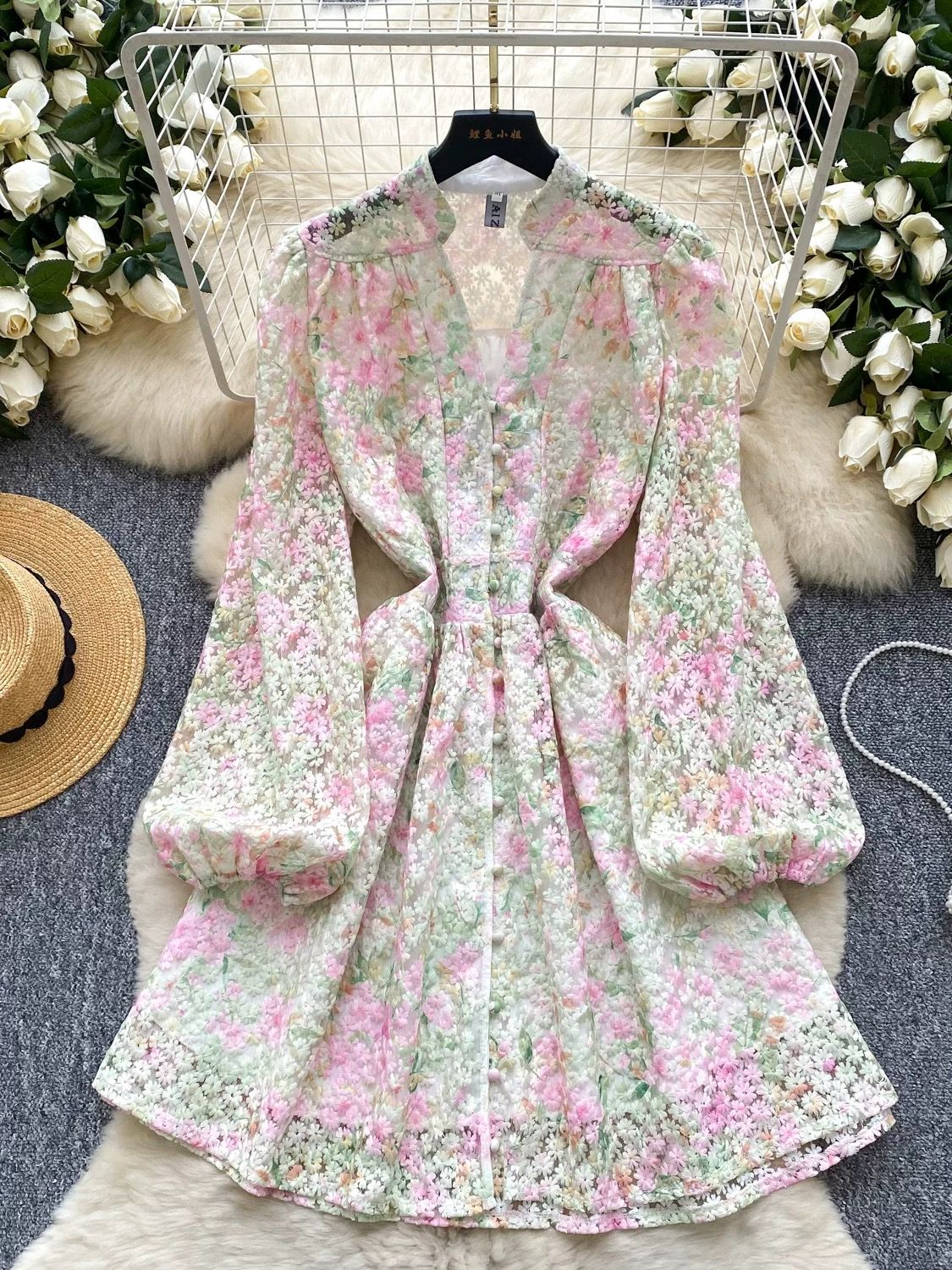 Night goddess lace dress CD410 image