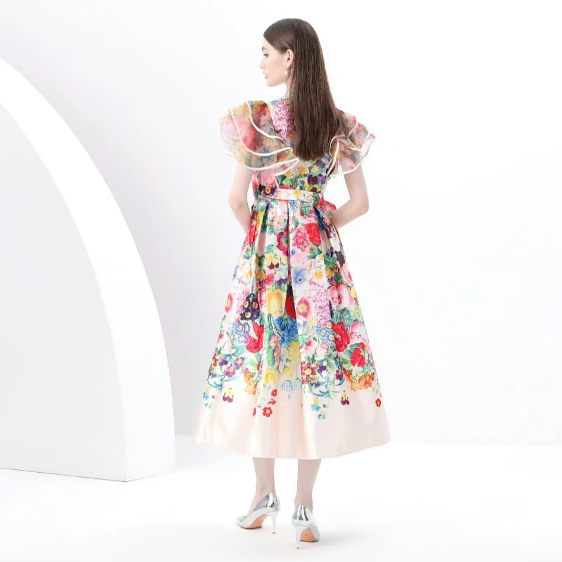 Send me flowers floral dress ED208 image
