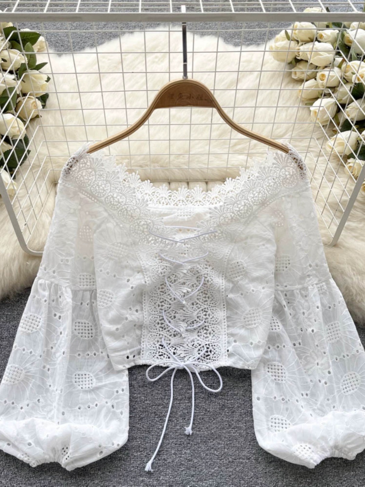 Zaylan lace style top CTO147 image