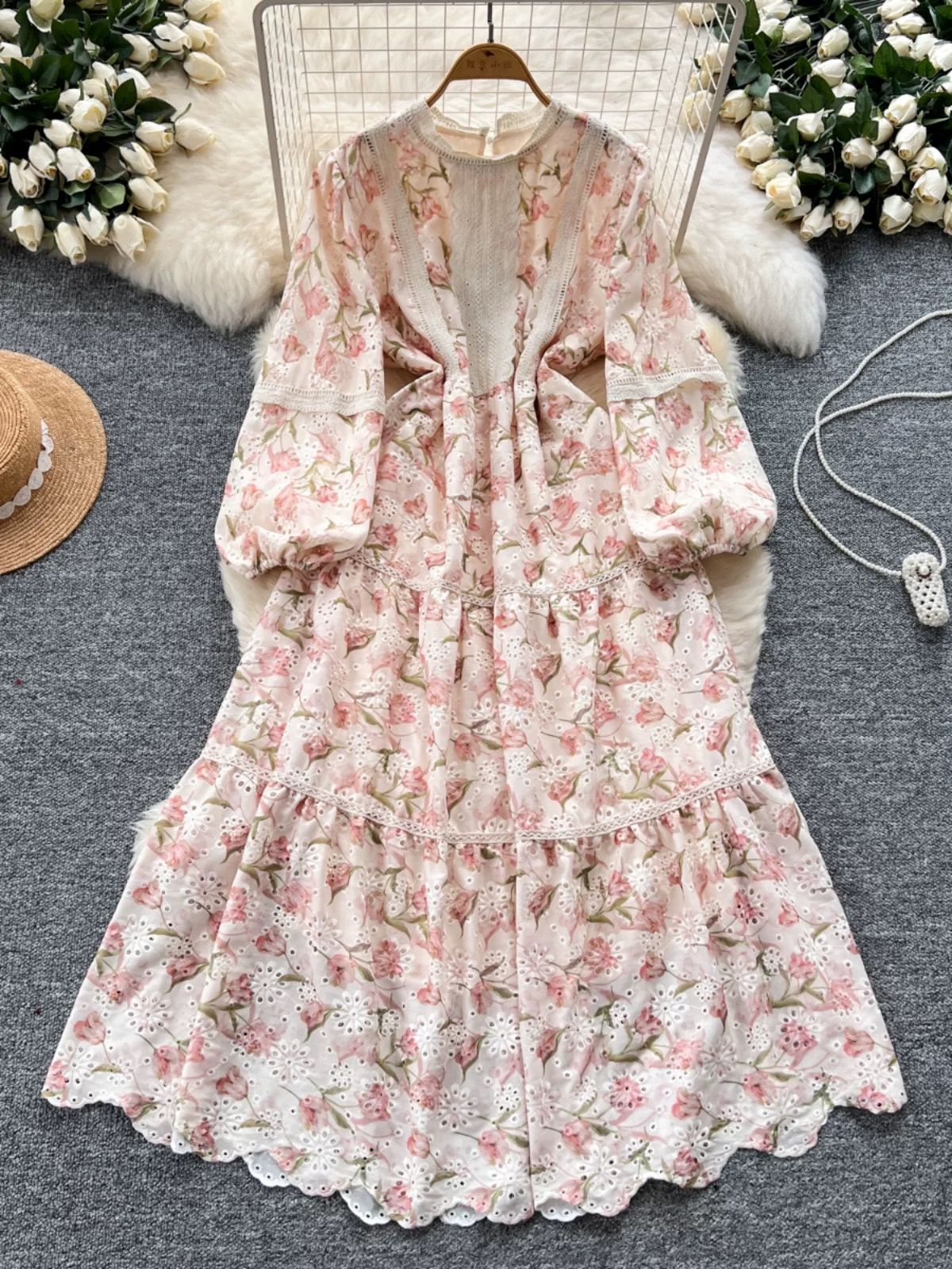 Soft loving lace dress CD1029 image