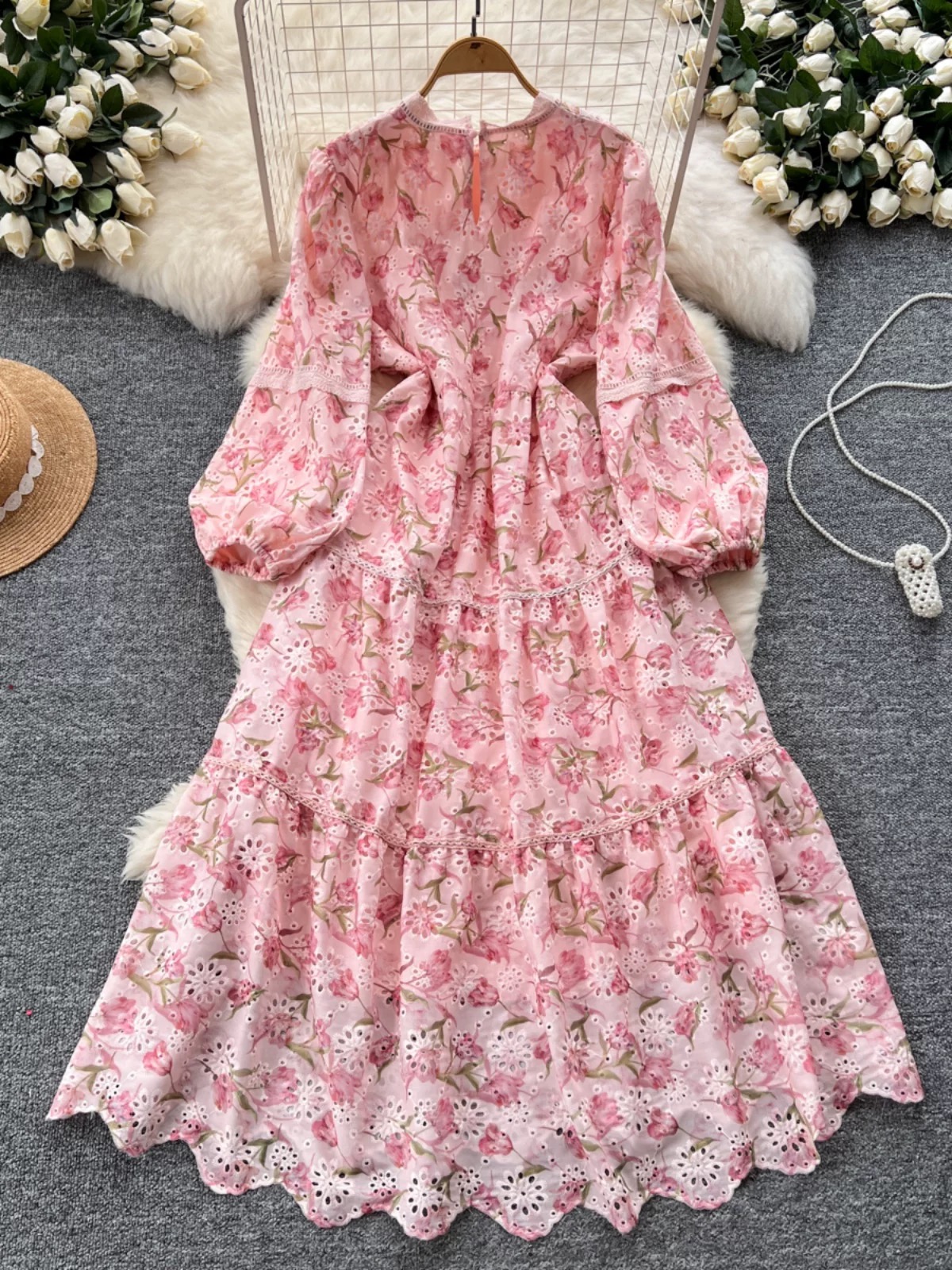 Soft loving lace dress CD1029 image