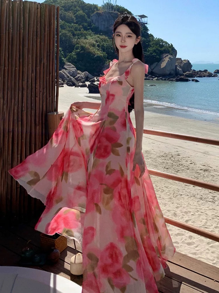 Slipped into comfort floral dress CD727 image