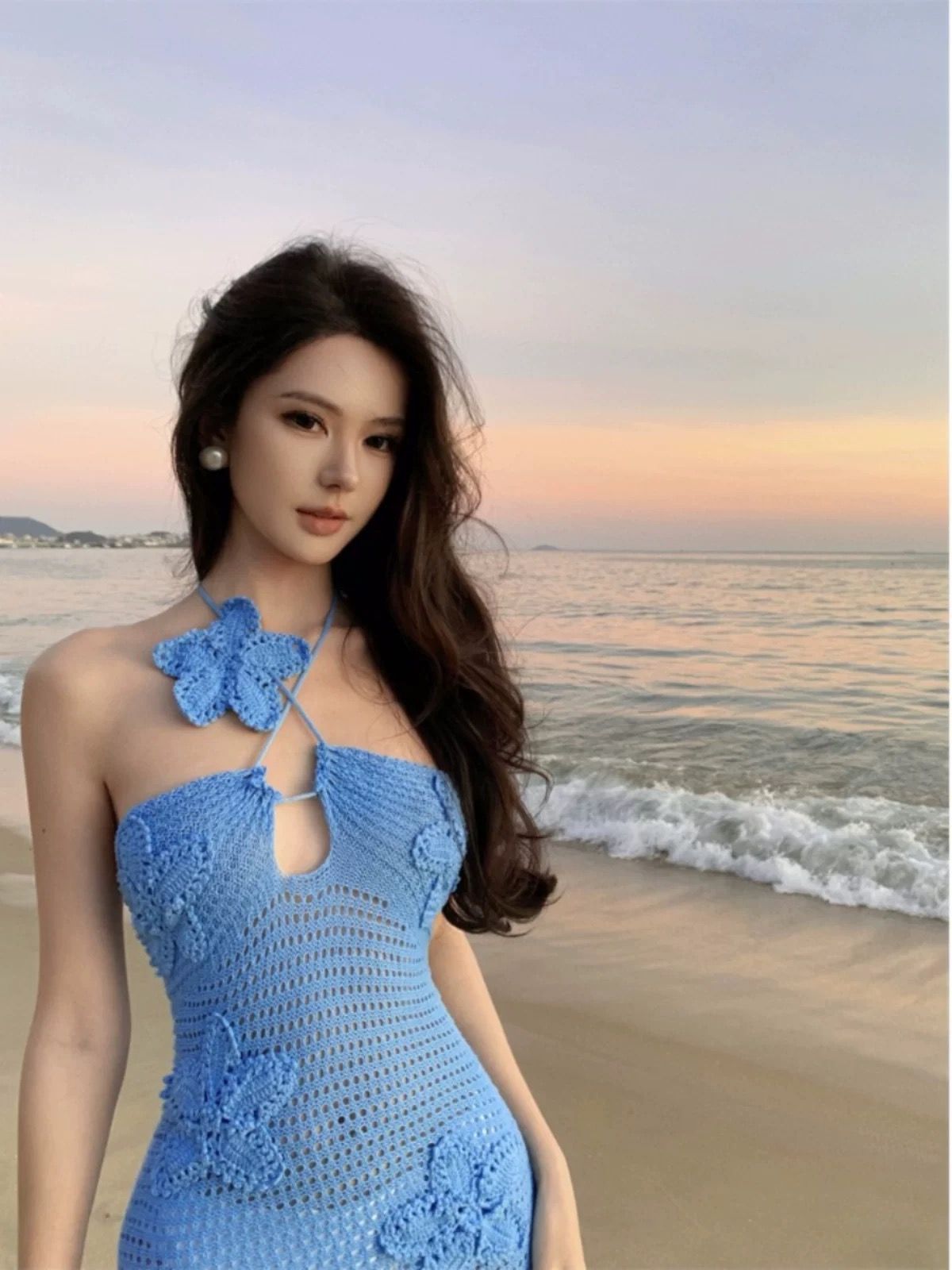 All it takes crotchet beach dress KD339 image