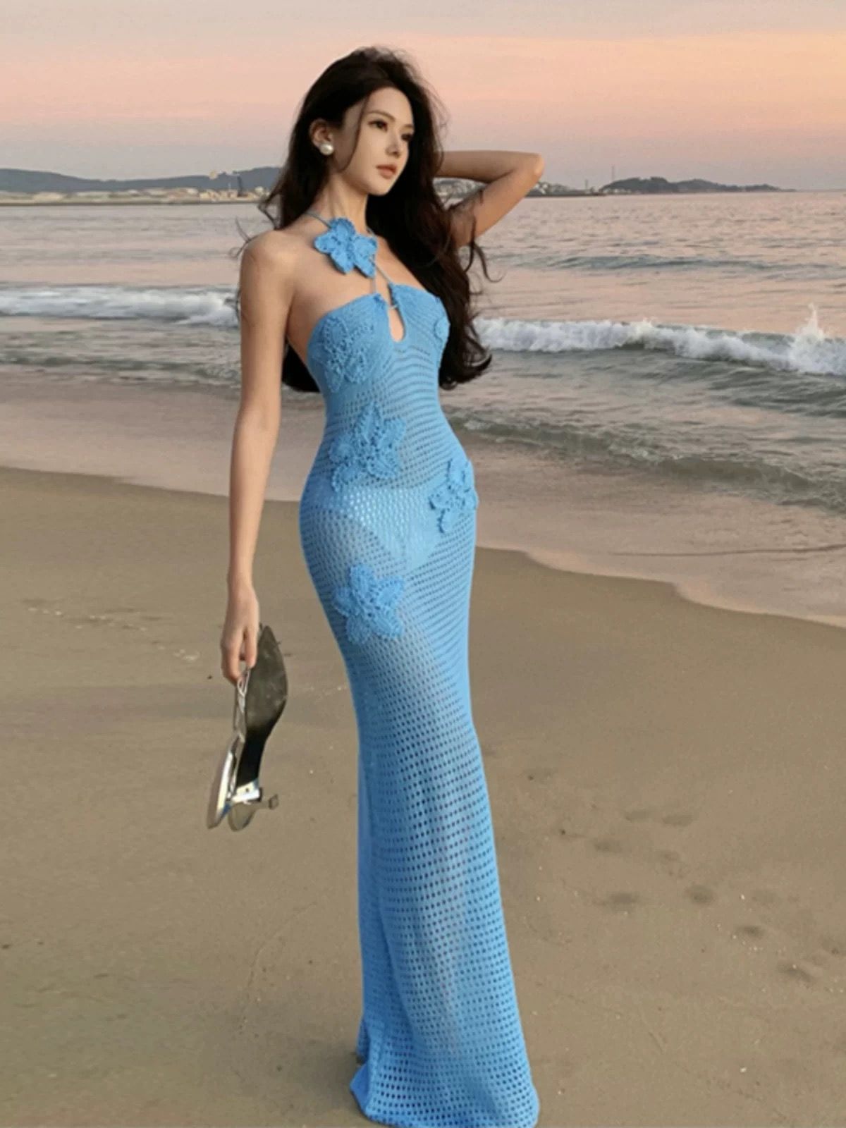 All it takes crotchet beach dress KD339 image