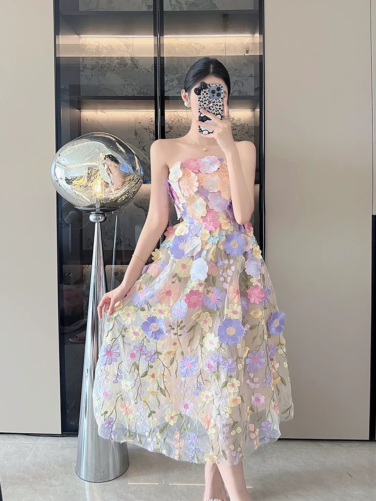 Care for the flare lace dress EVD258 image