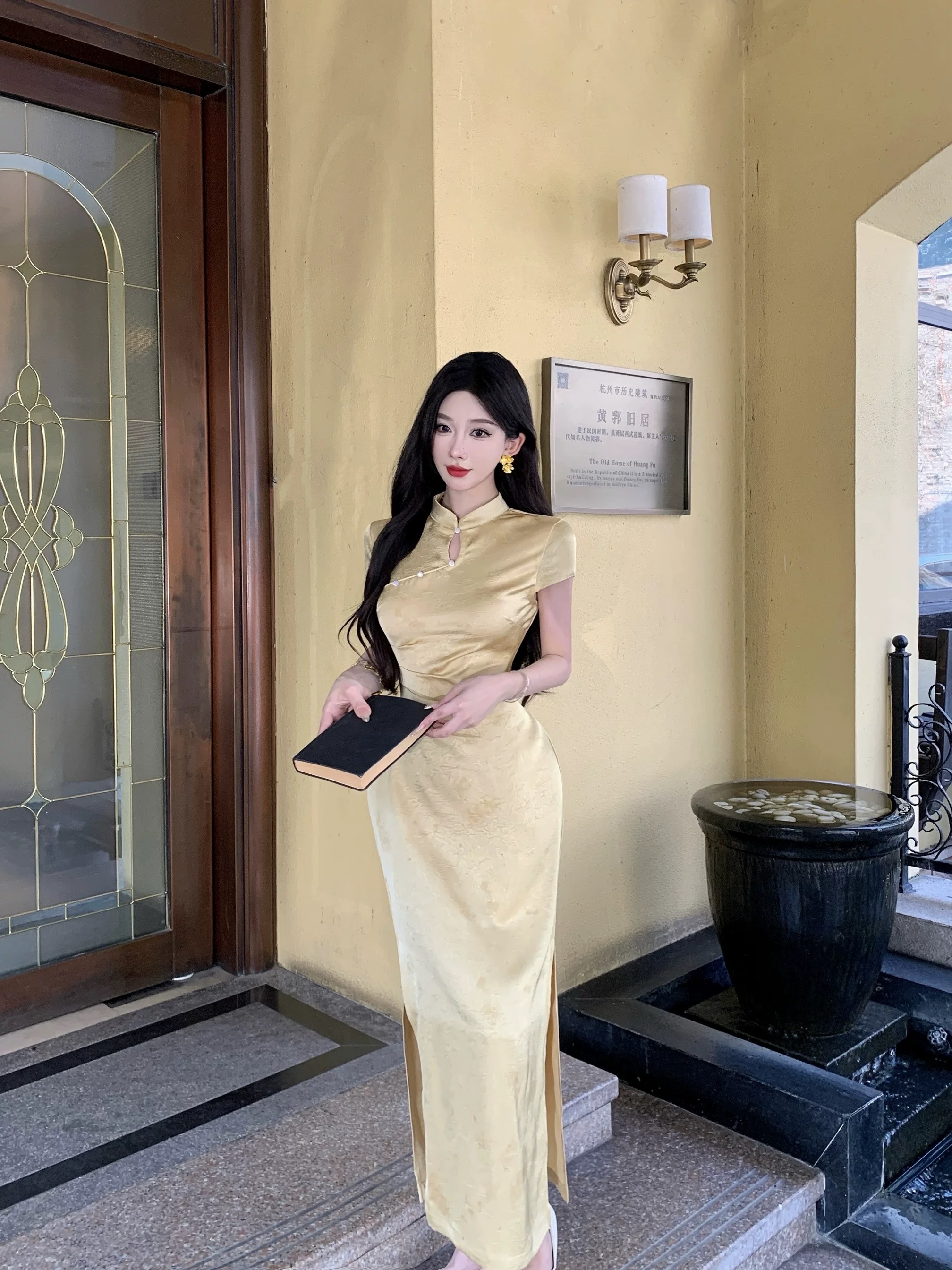 Collecting shells qipao dress Q223 image