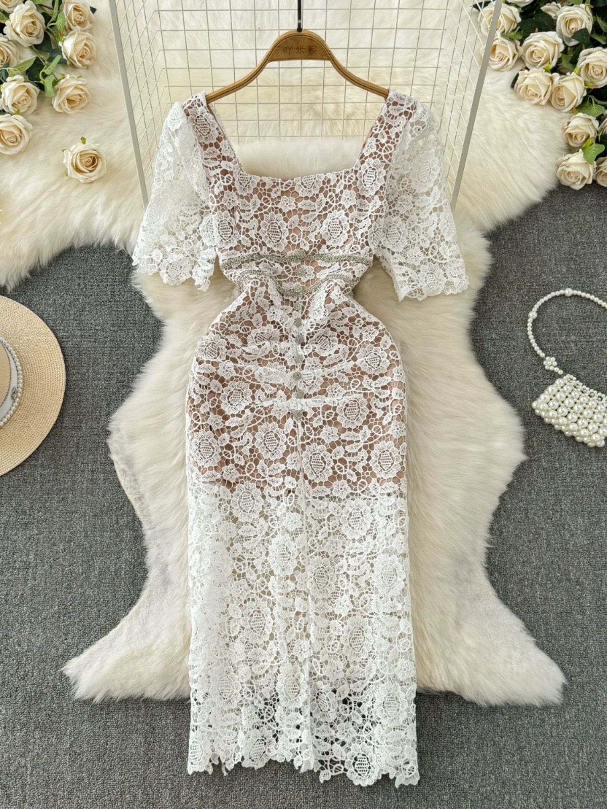 Divine beauty lace dress FBC230 image