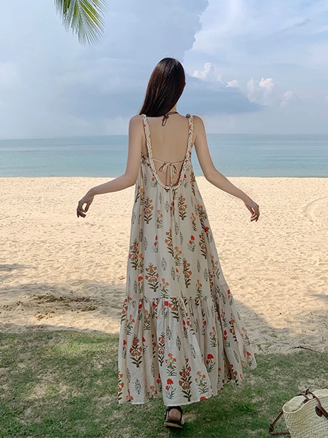 Taking slay notes floral dress CD755 image