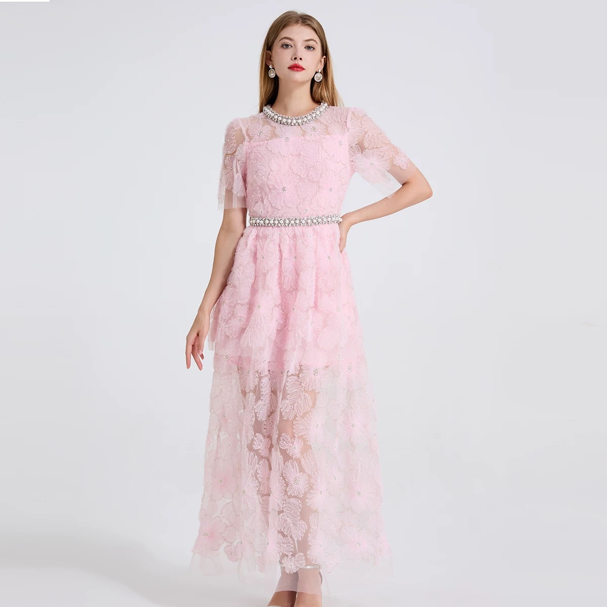 Best of the best lace dress FD588 image