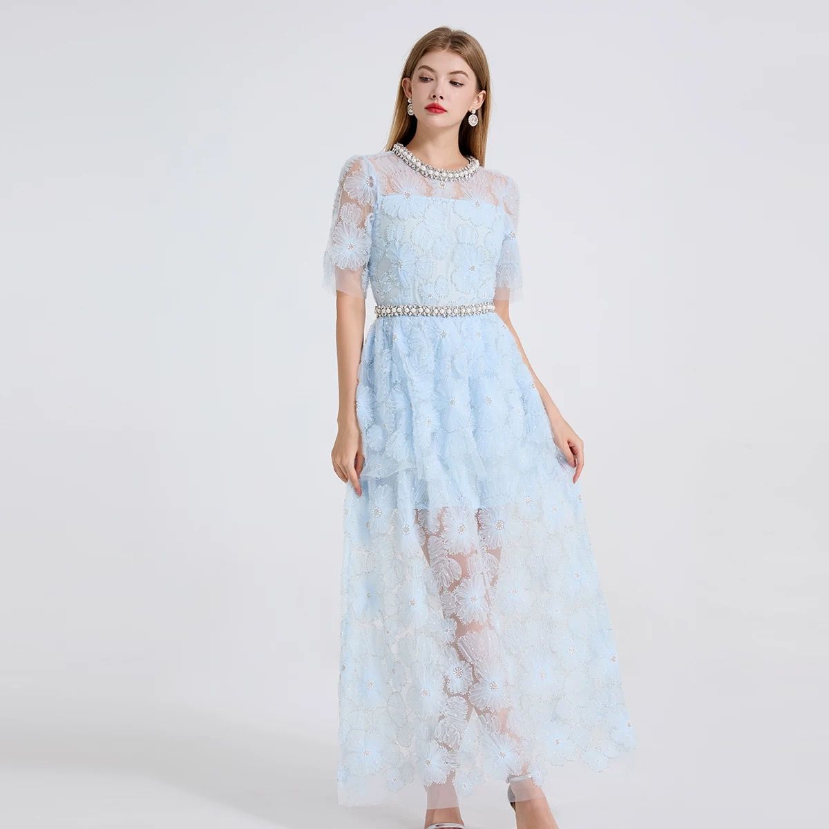 Best of the best lace dress FD588 image