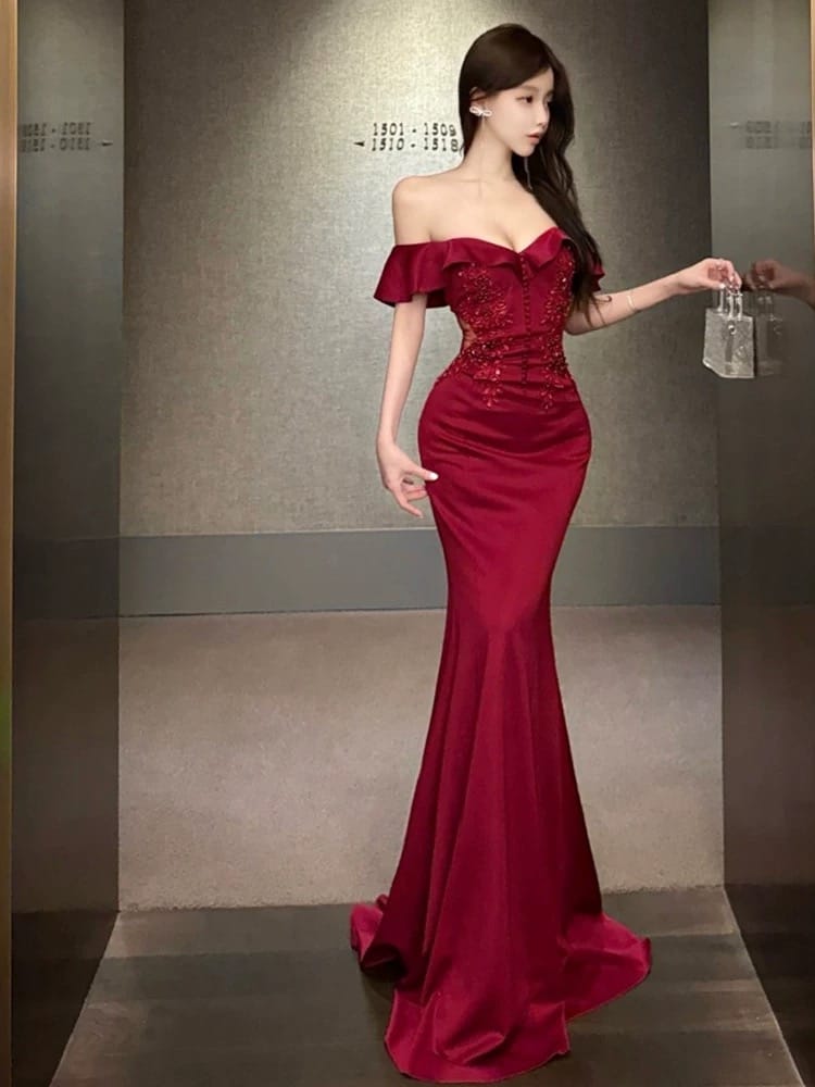 Moroccan nights designer dress EVD166 image