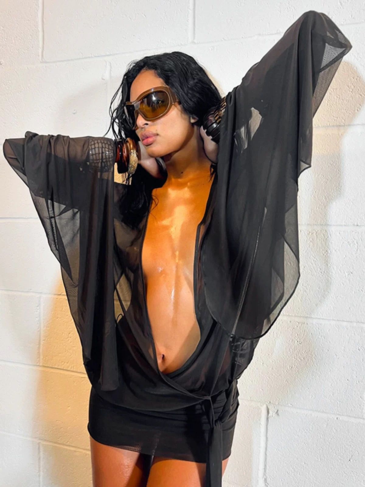 Perfect night mesh dress  CD732 image