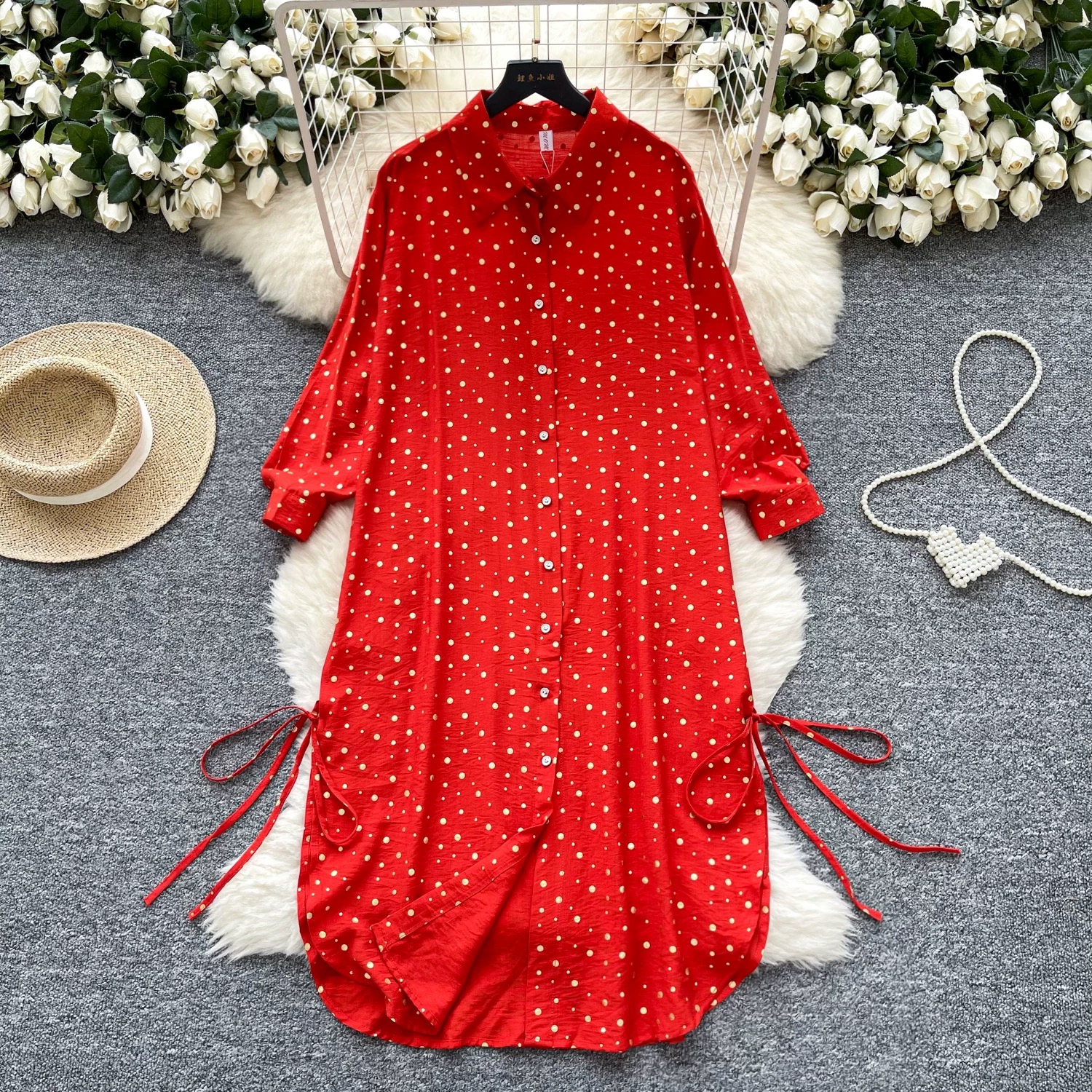 Cupid charm shirt dress SD108 image