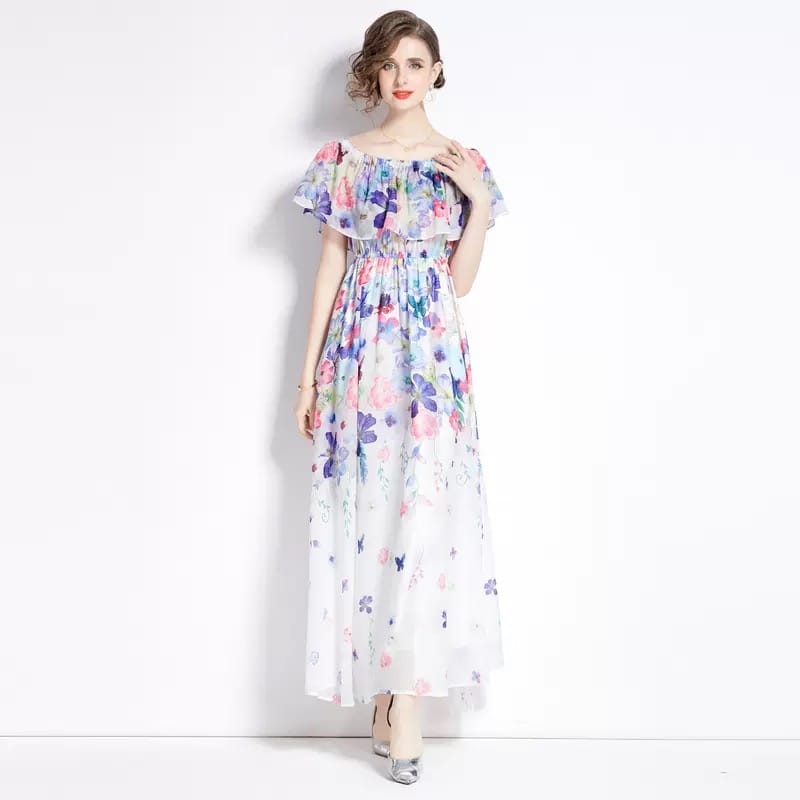 Same day different girl floral dress CD770 image