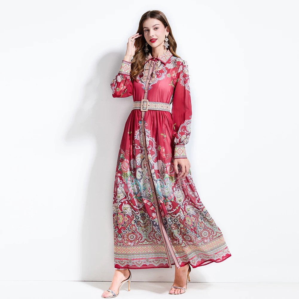 New cutie on the block print dress ED185 image