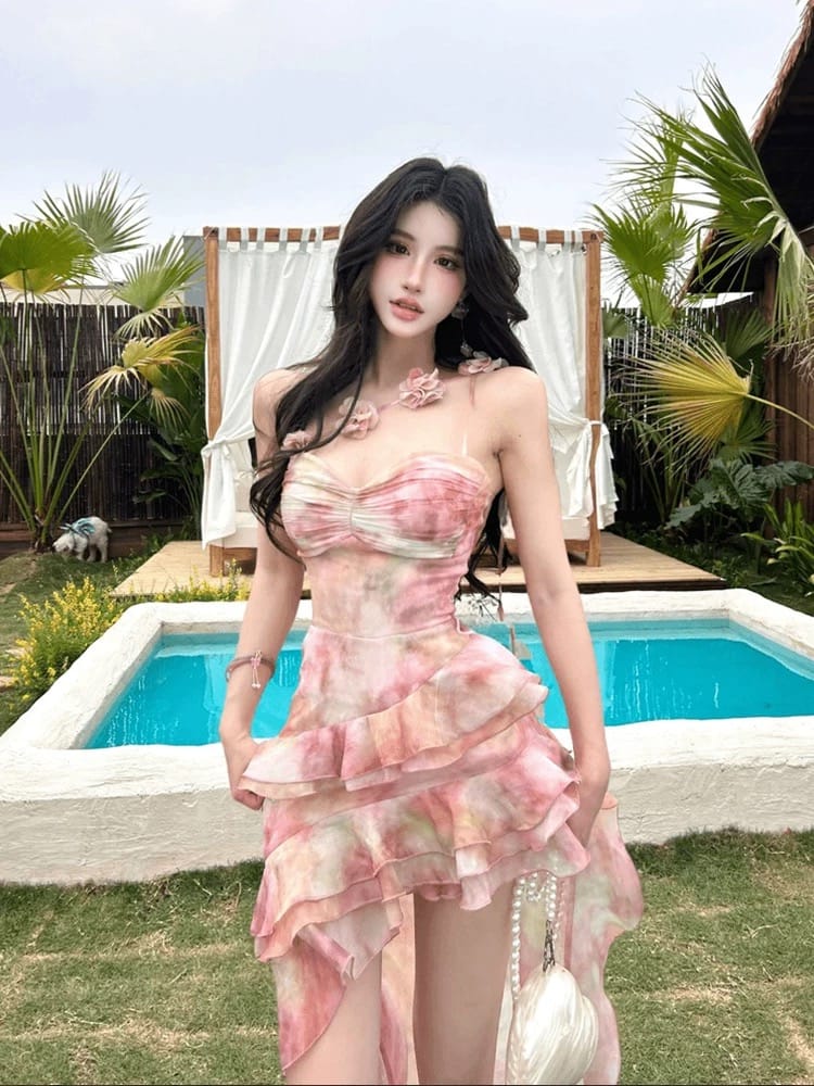 Get away with it floral dress CD390 image