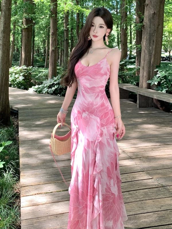 Legendary babe floral dress CD729 image