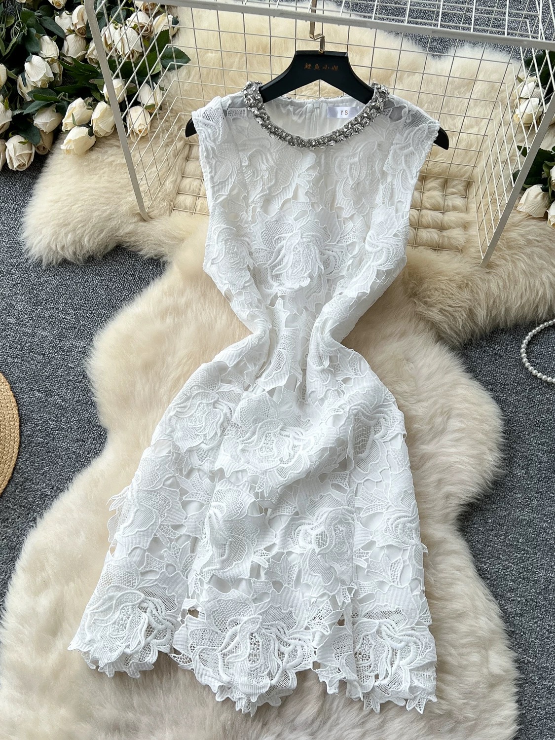 Set the mood lace dress FD457 image