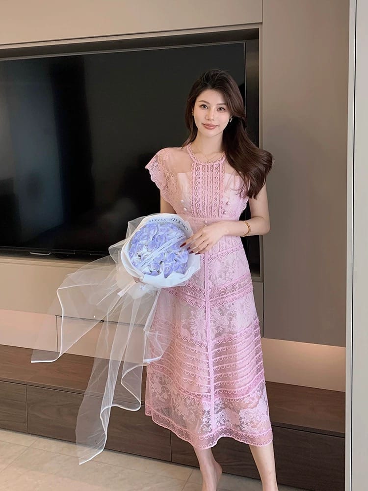 Bae for tonight lace dress FD1125 image