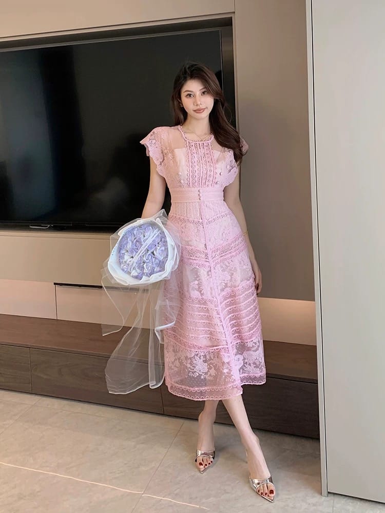 Bae for tonight lace dress FD1125 image