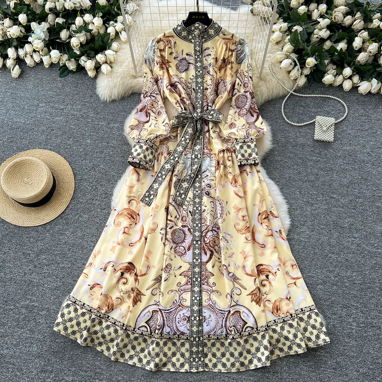 Summer stunner print dress ED184 image