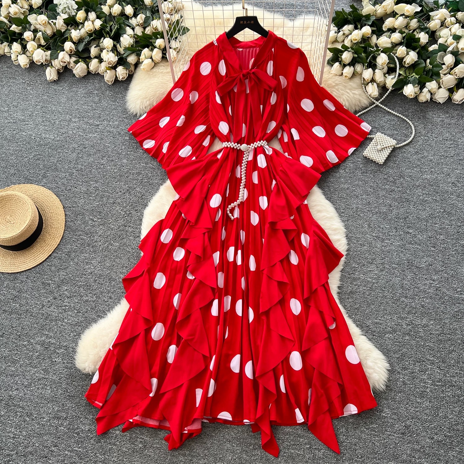 Find your love polka dress  FD454 image