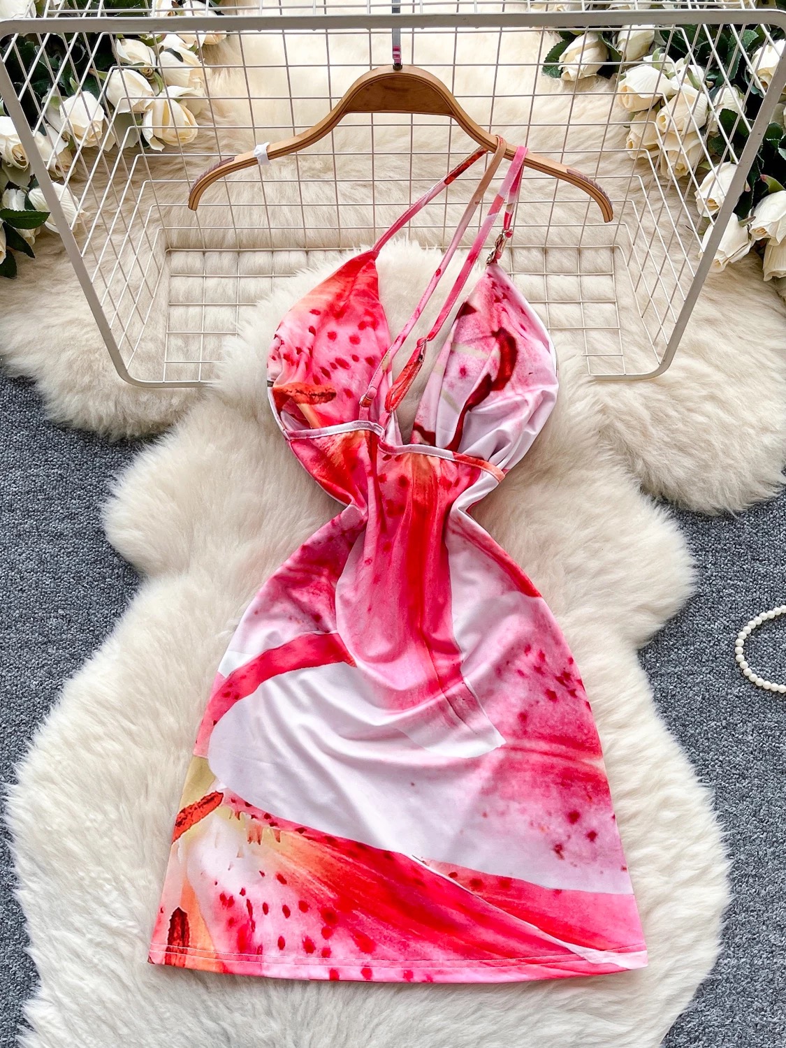 Life is sweet floral dress CD587 image