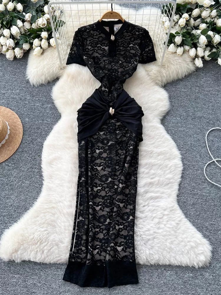 All an illusion lace dress FBC296 image