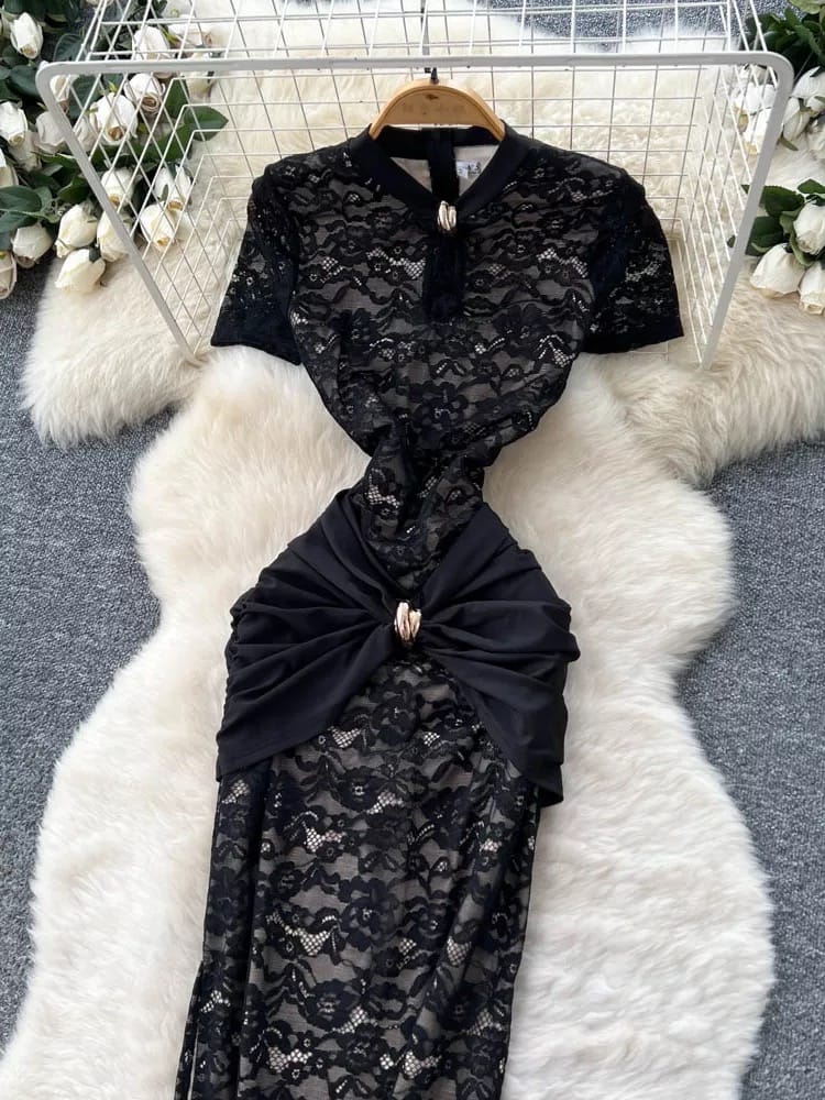 All an illusion lace dress FBC296 image