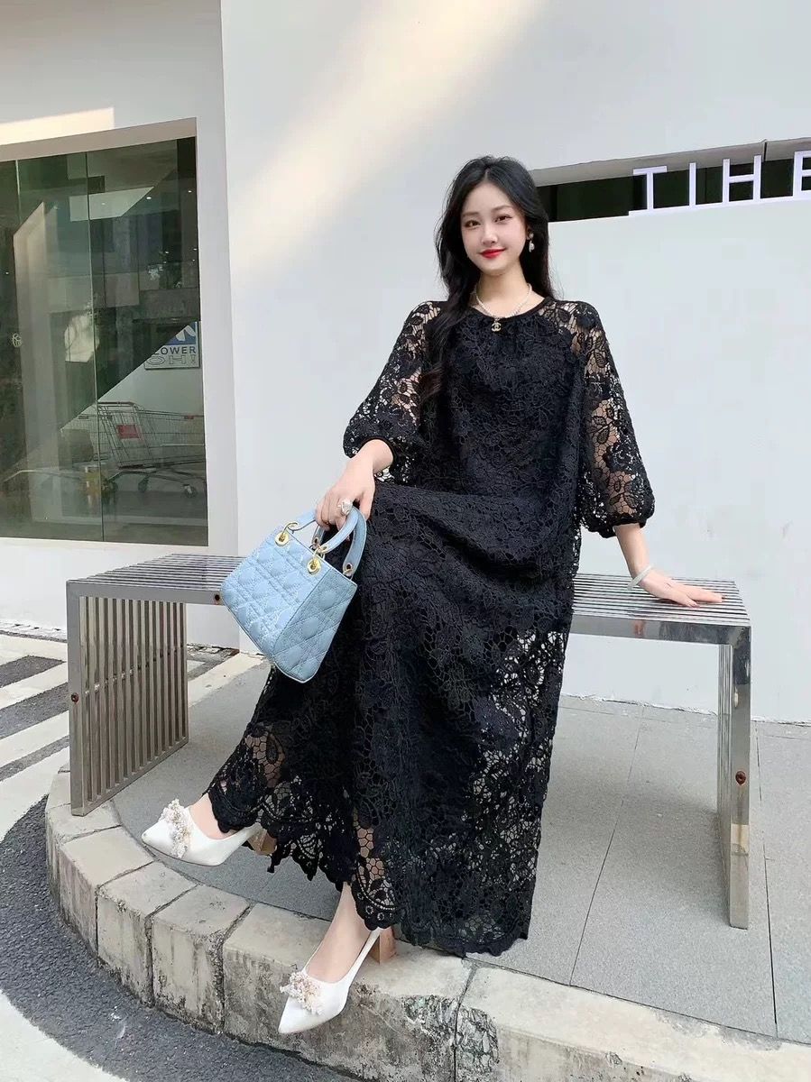 Find me by the beach lace dress FD538 image