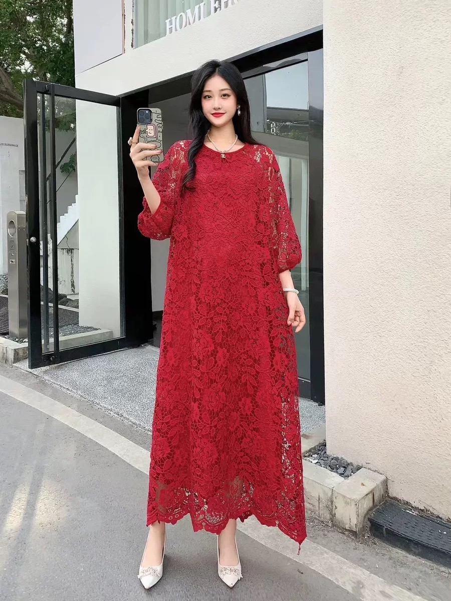 Find me by the beach lace dress FD538 image