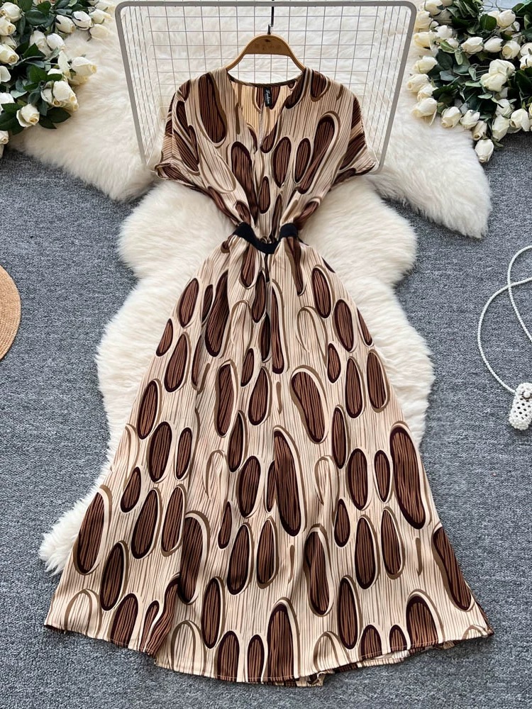 Her name was Elsa print dress CD94 image