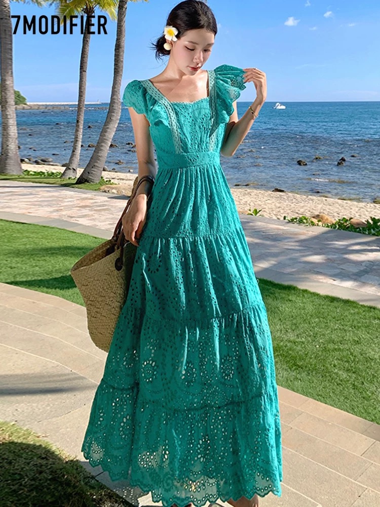 Sun setting lace dress CD969 image