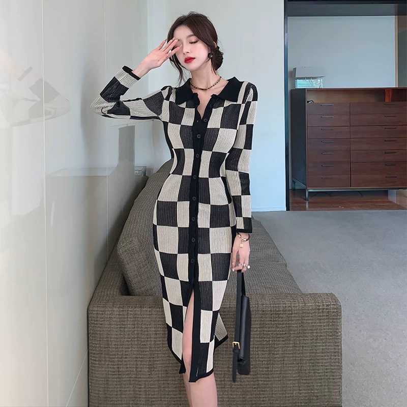 Miss sweetheart sweater dress KD215 image