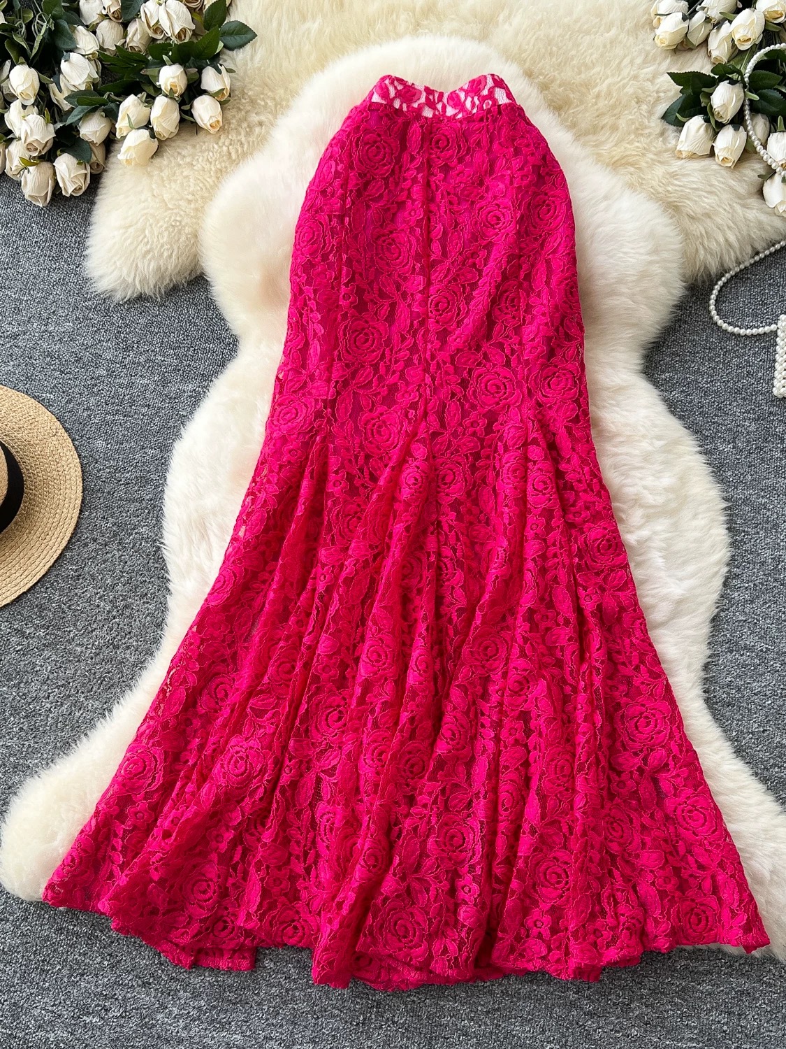 Paris lady lace skirt FS142 image