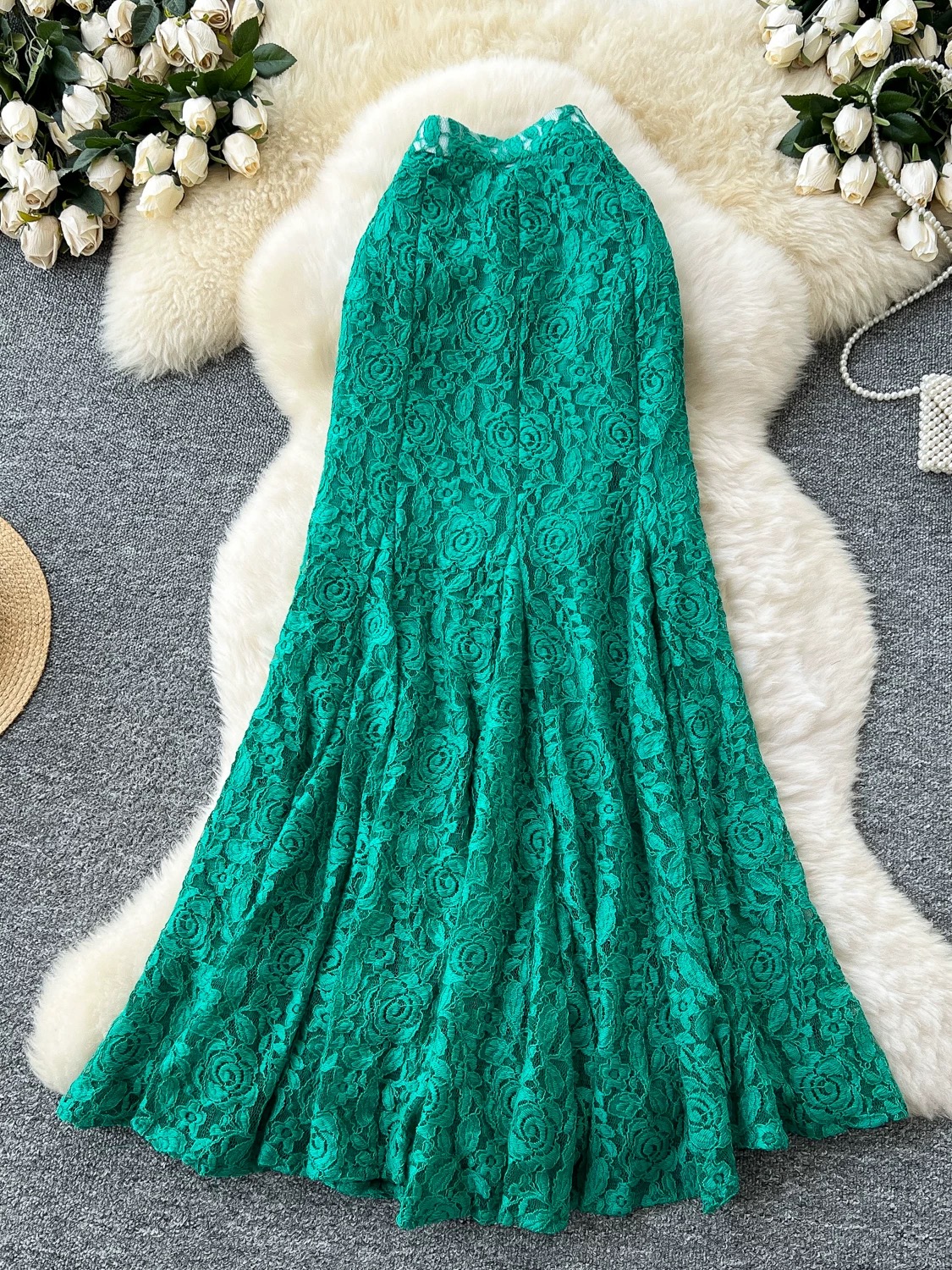 Paris lady lace skirt FS142 image