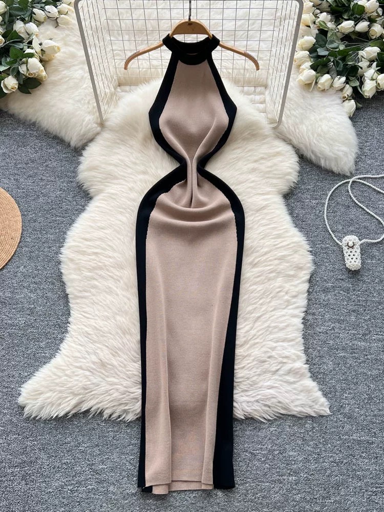 Princess material knitted dress KBC158 image