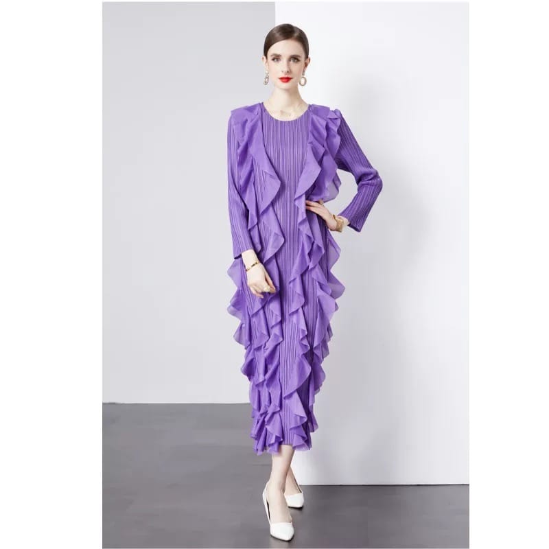 Moonlight lover miyaki ruffle dress FD560 image