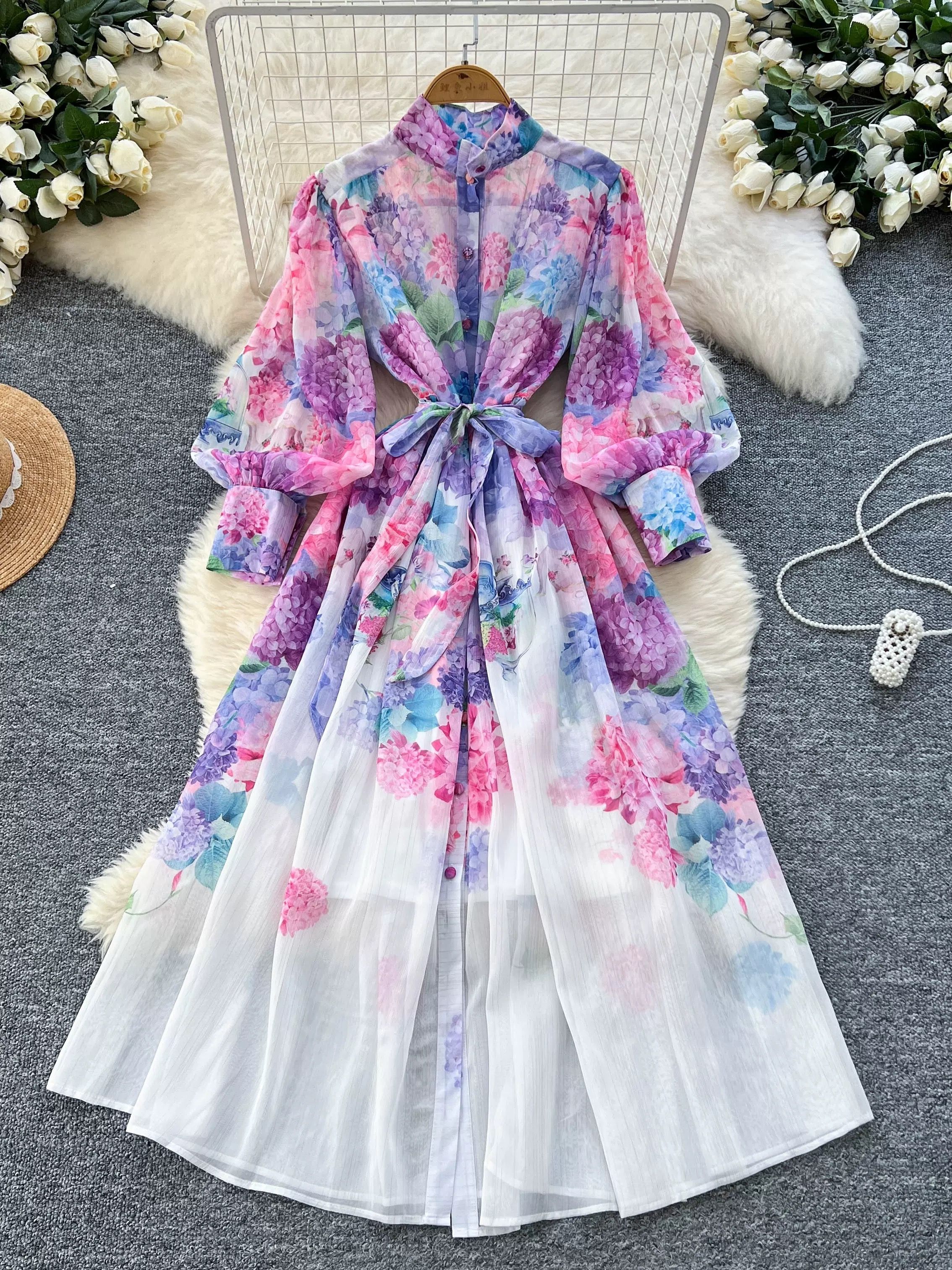 Come and see me print Dress ED190 image