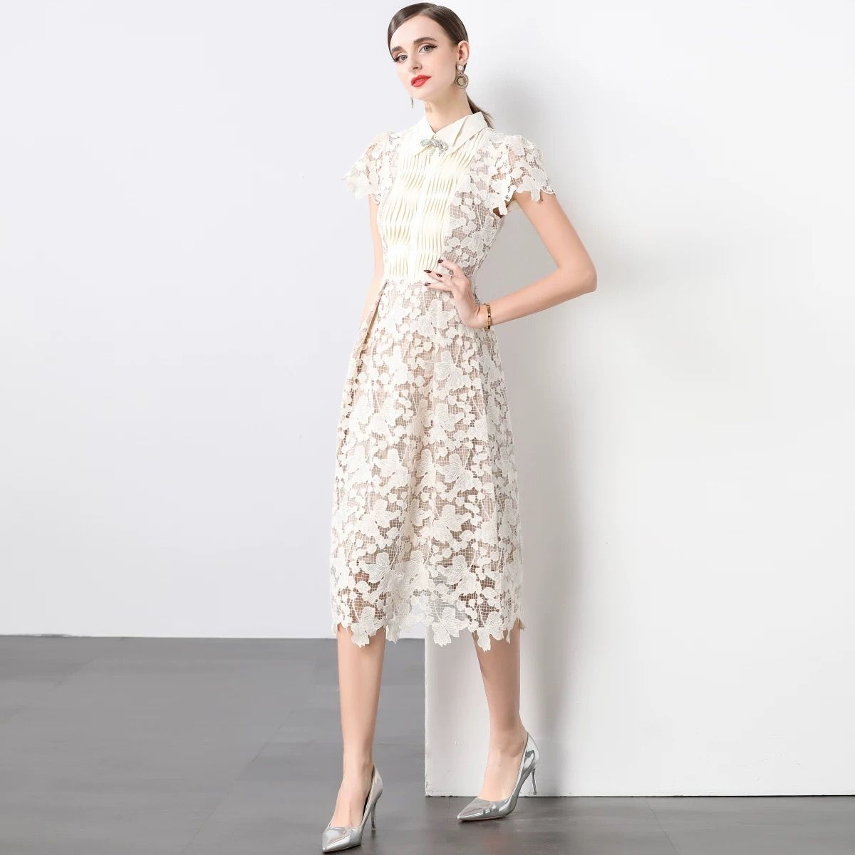 Only for tonight lace dress FD699 image