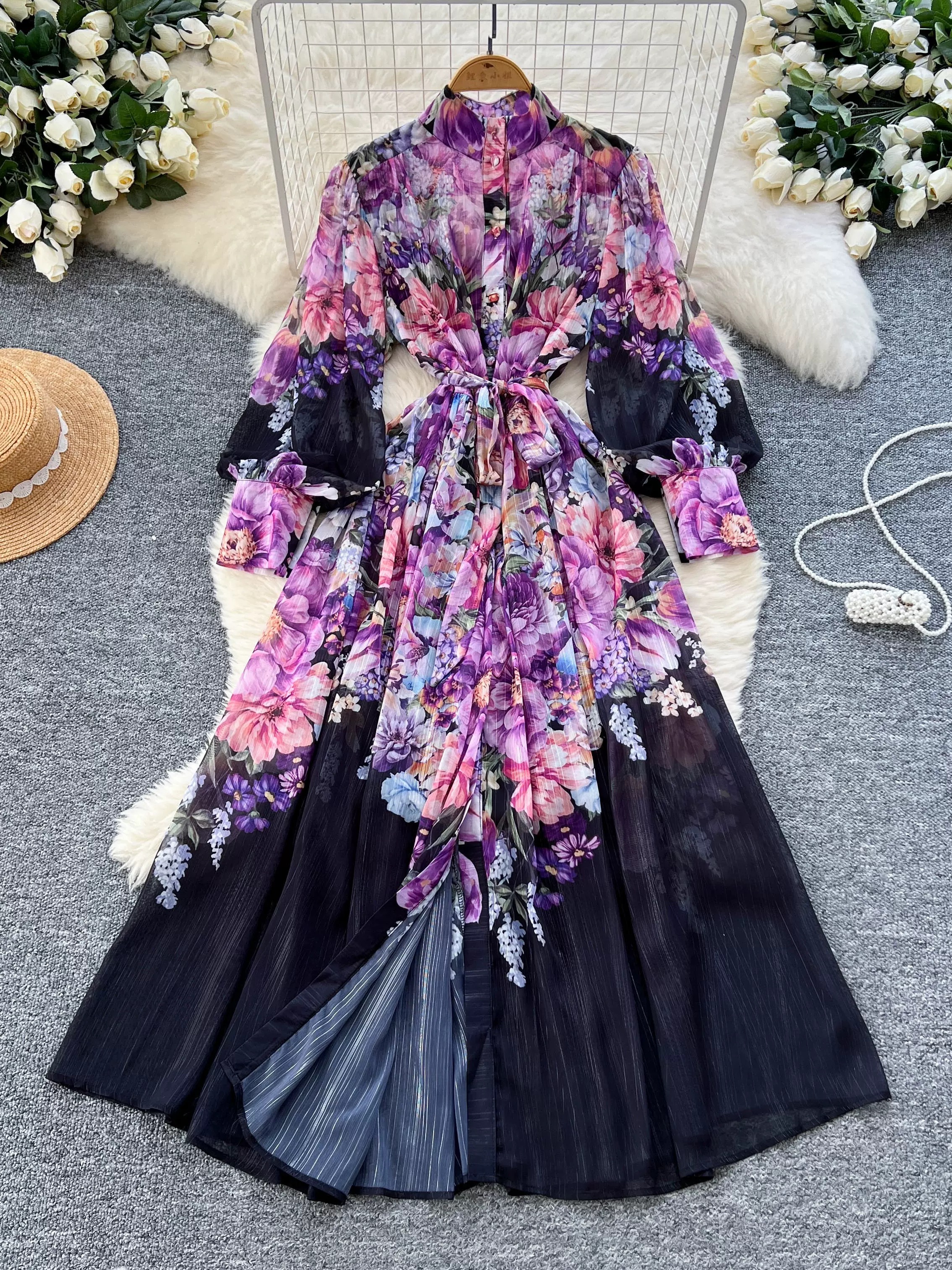 Come and see me print Dress ED190 image