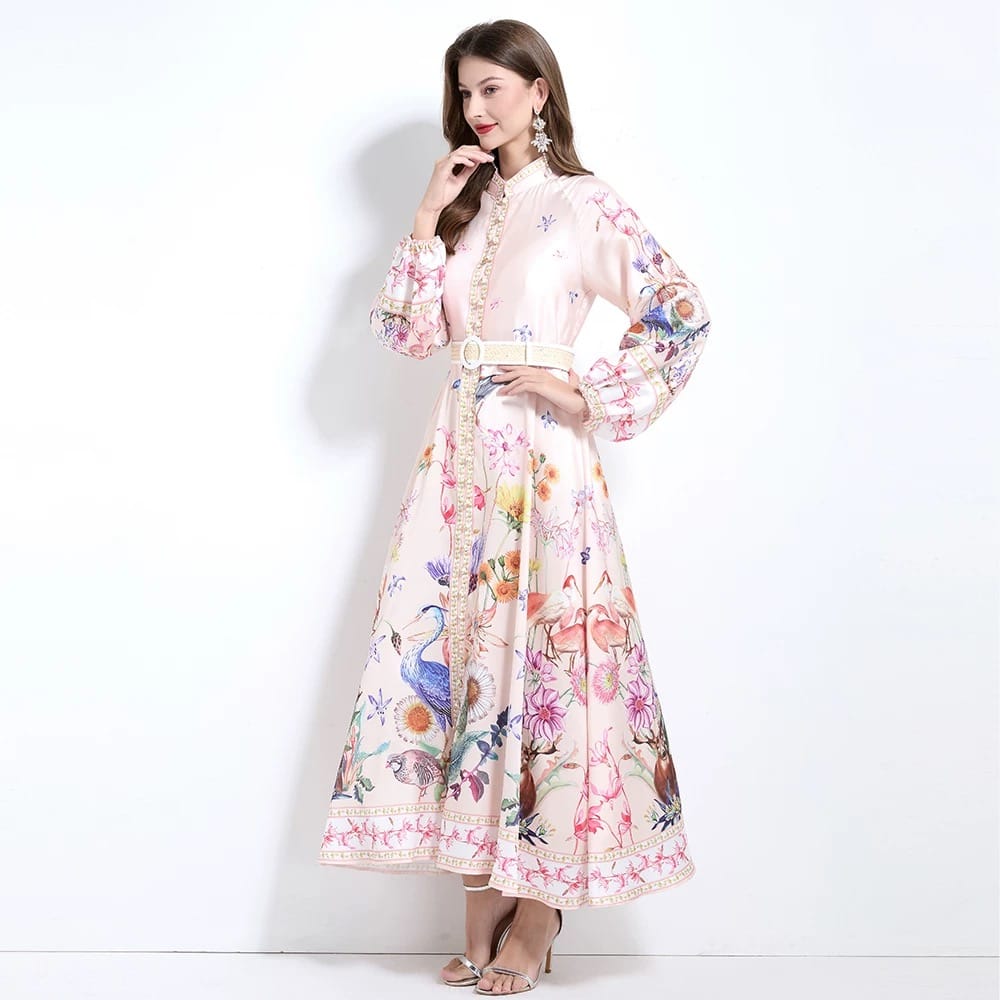 Love letter print dress ED179 image