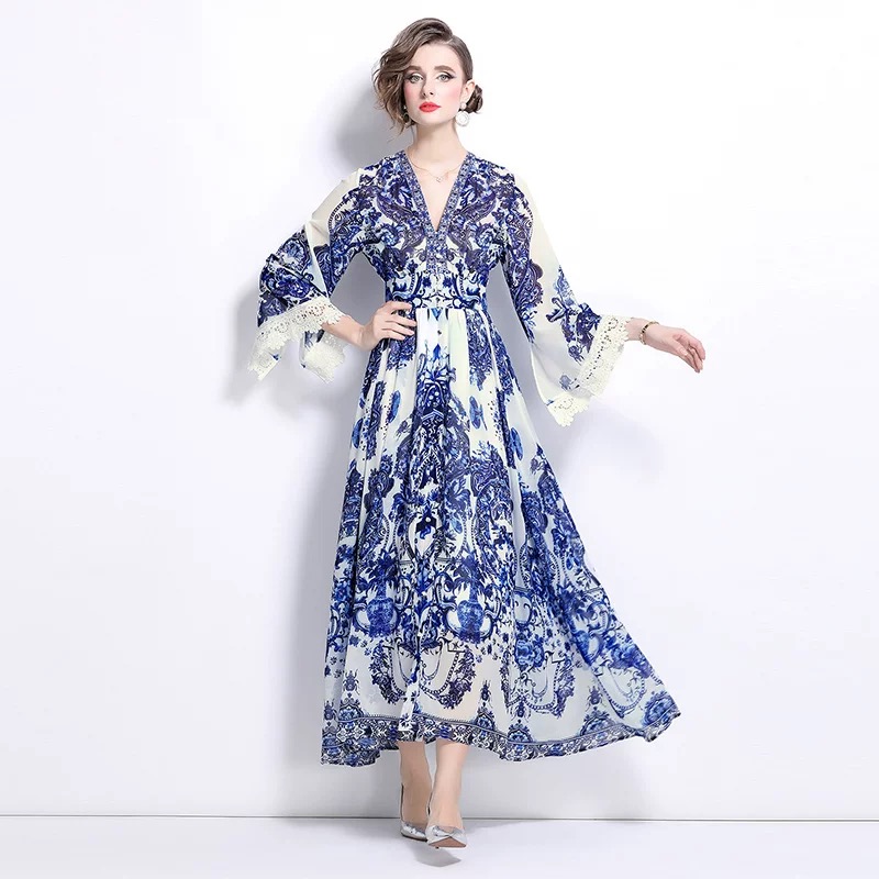 Lost your chance print dress ED178 image