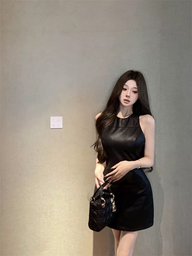 All pretty leather dress CBC1215 image